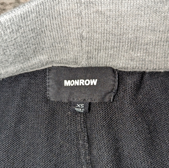Monrow Color Block Knit Sweatpant Jogger Multi Women's XS - Picture 9 of 10